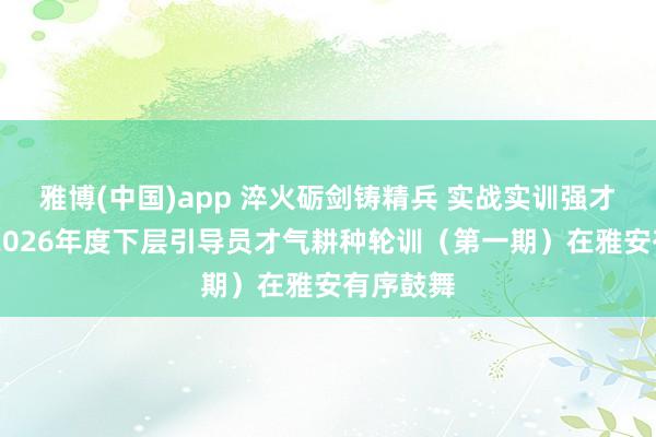 雅博(中国)app 淬火砺剑铸精兵 实战实训强才略|全省2026年度下层引导员才气耕种轮训（第一期）在雅安有序鼓舞