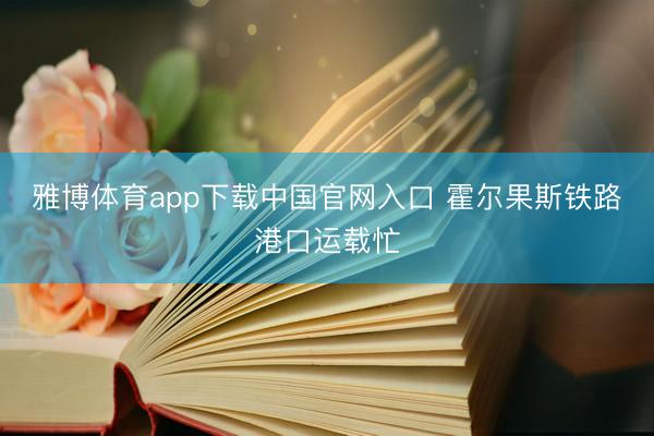 雅博体育app下载中国官网入口 霍尔果斯铁路港口运载忙